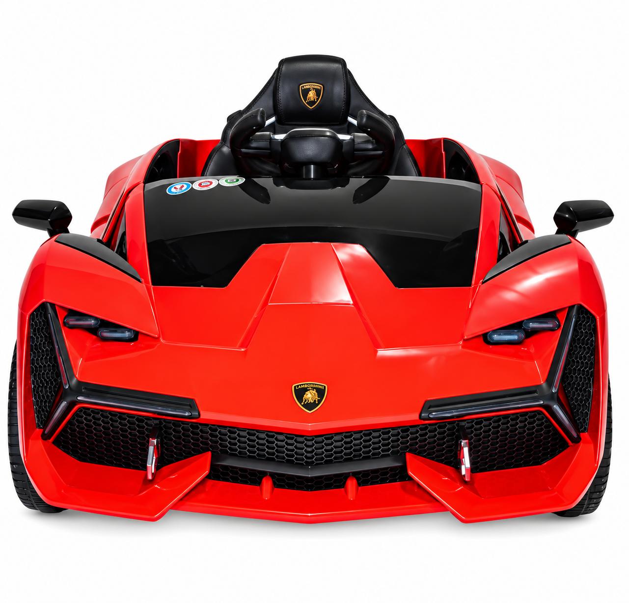 Red kids ride-on sports car